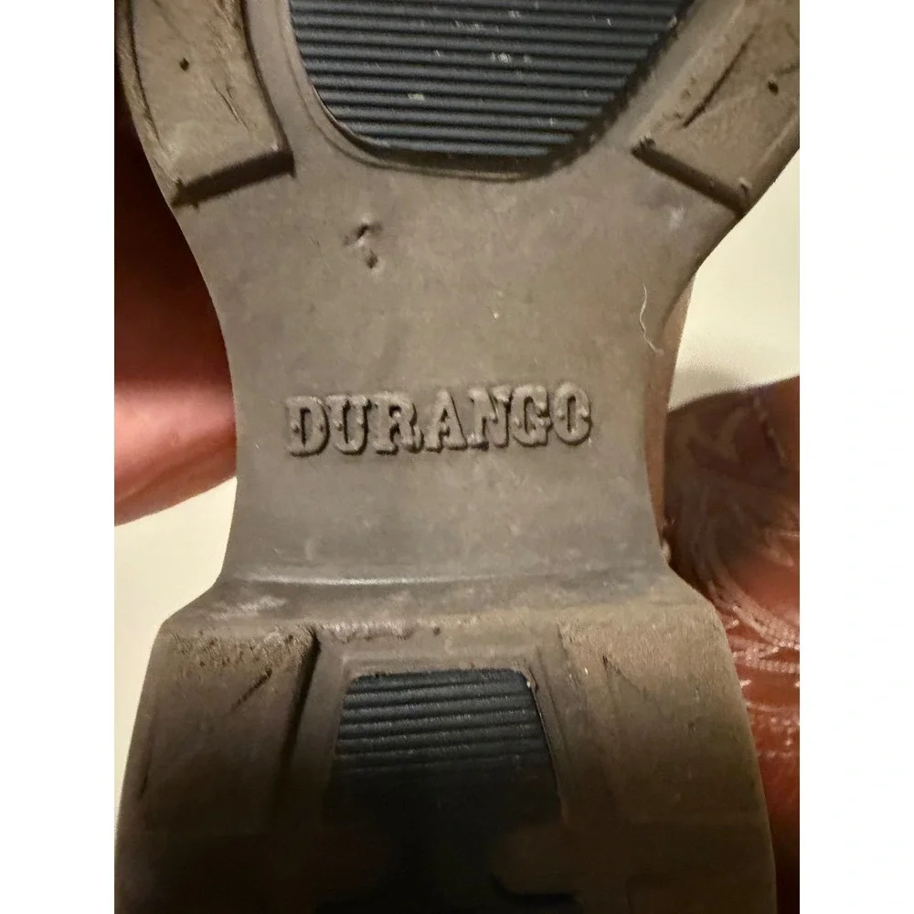 Durango Lil Durango Kids Western Boots Rodeo Brown Square Toe DBT0221S Size 12M